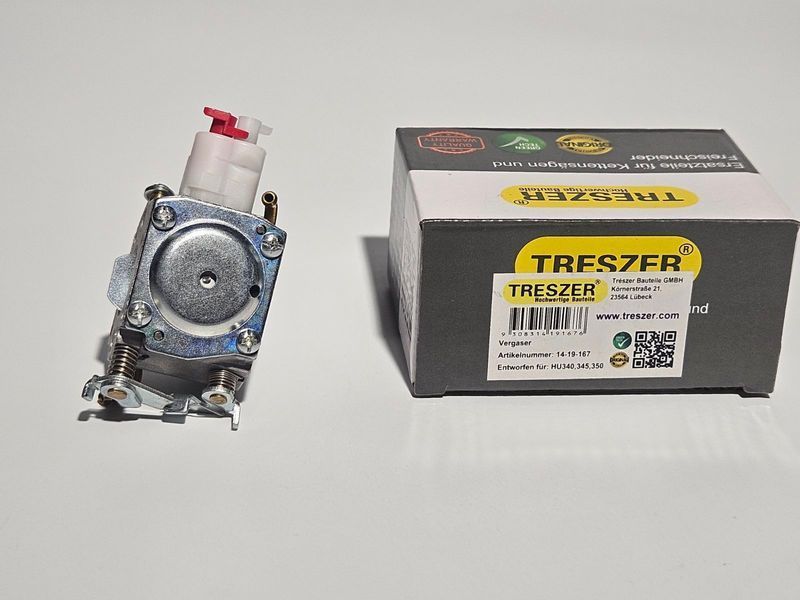 Карбюратор під помпу підкачки "Treszer" для бензопил Hus 340, 345, 346, 350 CARB-TZ-HUS340350 фото