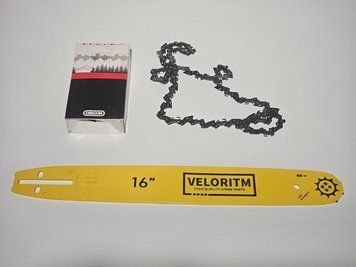 Шина Veloritm + цепь Oregon 56 звеньев 3/8 1.3 (40 см) для бензопил Partner 350,351 VL-OR-40-56-P350/351 фото