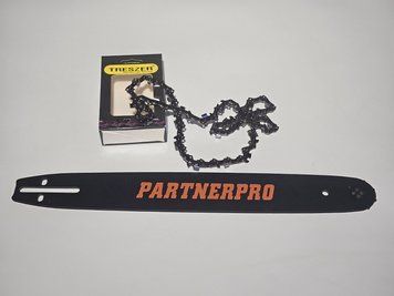 Шина + цепь Treszer 52 звена 3/8 1.3 (35 см, &laquo;Супер зуб&raquo;) для бензопил Partner 350,351 PART-KIT-35-52-TRESZER фото