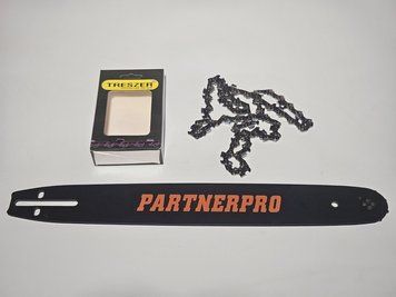 Шина + цепь Treszer 56 звеньев 3/8 1.3 (40 см, &laquo;Супер зуб&raquo;) для бензопил Partner 350,351 PART-KIT-40-56-TRESZER фото