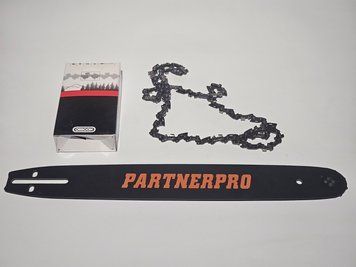Шина + цепь Oregon 52 звена 3/8 1.3 (35 см) для бензопил Partner 350,351 PART-KIT-35-52-OR фото