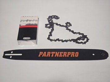 Шина + цепь Oregon 40 см (56 звеньев, 3/8 1.3) Partner 350,351 PART-KIT-40-56-OR фото