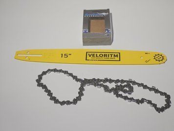 Комплект: шина Veloritm + ланцюг Archer супер зуб 0.325" 1.5 мм 64 ланки для бензопил Hus 137/142 VL-AR-SZ-38-64-HUS фото