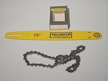 Комплект: шина Veloritm + ланцюг Treszer супер зуб 0.325" 1.5 мм 64 ланки для бензопил Hus 137/142 VL-TR-SZ-38-64-HUS фото
