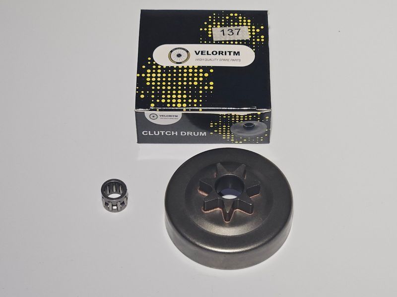 Корзина сцепления Veloritm цельная к бензопиле Hus 137&ndash;142 CLUTCH-DRUM-VLR-HUS137142 фото