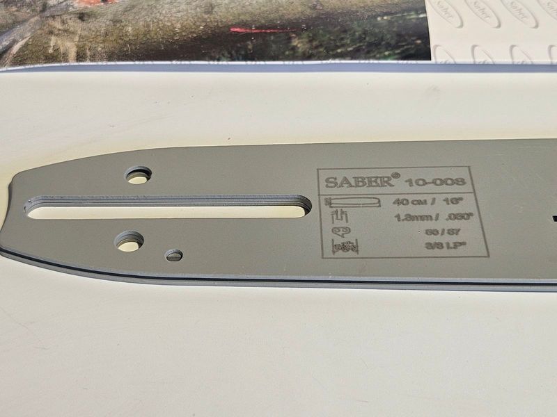 Шина SABER 56 ланок 3/8 1.3 (40 см) для бензопил Hus 236, 240 SAB-40-56-H фото